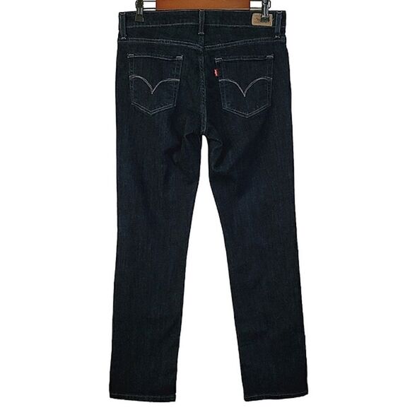 Levi's The Original Jean Dark Wash Mid Rise Skinny Denim Jeans Size 10M - Picture 2 of 8